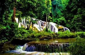White Surf Waterfall